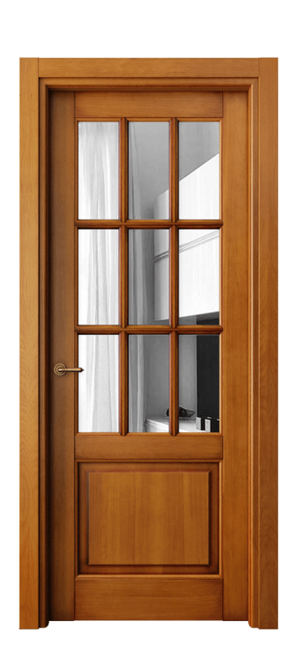 Межкомнатная дверь Тоскана Грильято 6312 Бук светлый с патиной Двустороннее зеркало, триплекс Цена 134699 ₽ | Volhovec