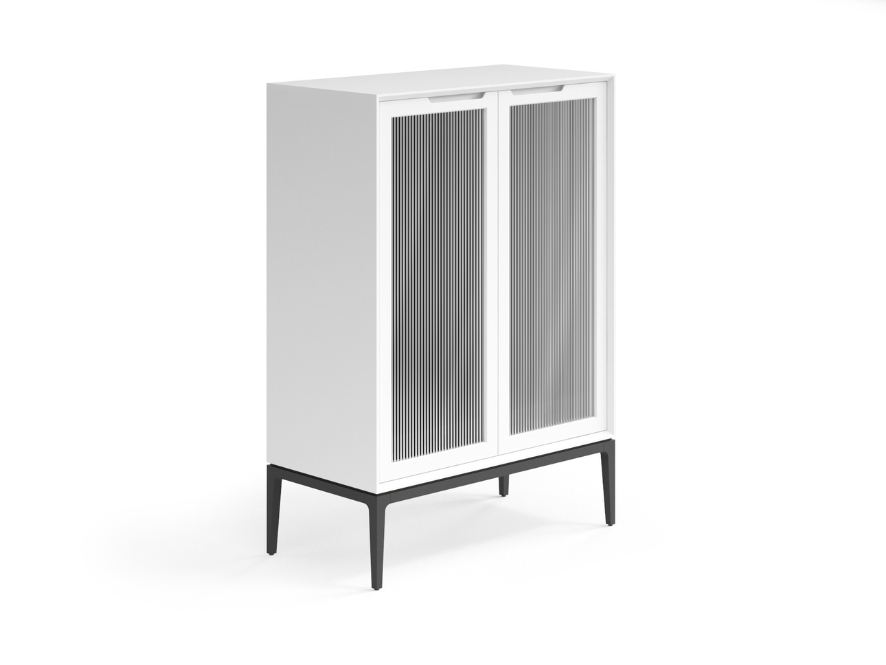 Витрина Velvet Матовый светло-серый