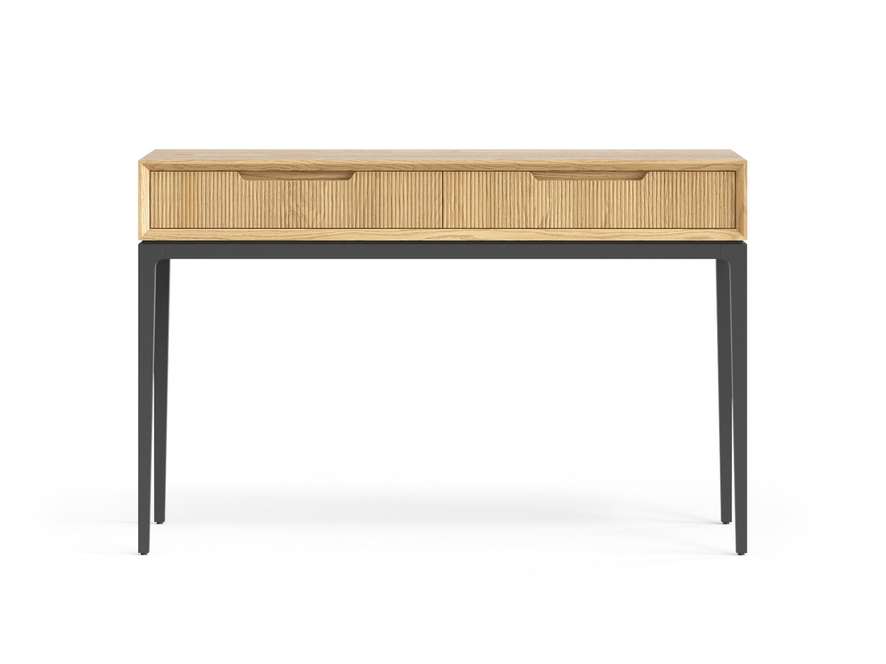 Консоль Velvet 2 ящика дуб соломенный матовый