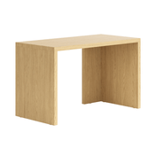 Письменный стол с 2 опорами ванильный дуб