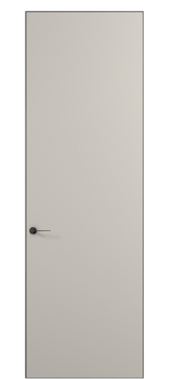 Дверь межкомнатная 0010 АКП ПЭСС. Цвет ПЭТ светло-серый. Материал ПЭТ. Коллекция Планум Про. Картинка.