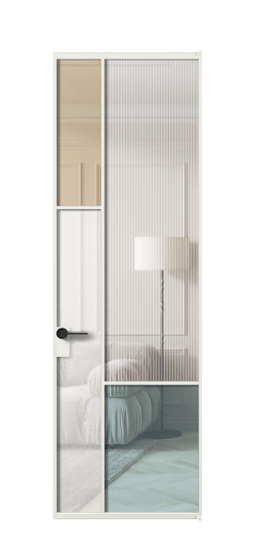 Межкомнатная дверь АЛПЛ041.13 АССР 4 стекла. Цвет Алюминий светло-серый. Материал Алюминий в эмали. Коллекция Мозаик. Фото. Дверь межкомнатная АЛПЛ041.13 АССР 4 стекла. Цвет Алюминий светло-серый. Материал Алюминий в эмали. Коллекция Мозаик. Картинка.