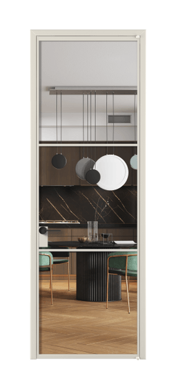 Межкомнатная дверь АЛПЛ040.03 Crystalvision АОС. Цвет Алюминий облачно-серый. Материал Алюминий в эмали. Коллекция Формато. Фото. Дверь межкомнатная АЛПЛ040.03 Crystalvision АОС. Цвет Алюминий облачно-серый. Материал Алюминий в эмали. Коллекция Формато. Картинка.