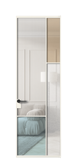 Межкомнатная дверь АЛПЛ041.12 АПБЛ 4 стекла. Цвет Алюминий пудровый белый. Материал Алюминий в эмали. Коллекция Мозаик. Фото. Дверь межкомнатная АЛПЛ041.12 АПБЛ 4 стекла. Цвет Алюминий пудровый белый. Материал Алюминий в эмали. Коллекция Мозаик. Картинка.