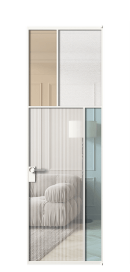 Межкомнатная дверь АЛПЛ041.23 БЕЛ 4 стекла. Цвет Алюминий Белый. Материал Алюминий. Коллекция Мозаик. Фото. Дверь межкомнатная АЛПЛ041.23 БЕЛ 4 стекла. Цвет Алюминий Белый. Материал Алюминий. Коллекция Мозаик. Картинка.