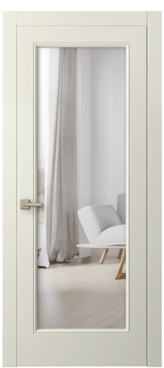 Межкомнатная дверь 8300 ММБ-ЗЕР. Цвет Матовый молочно-белый. Материал Гладкая эмаль. Коллекция Линия. Фото. Дверь межкомнатная 8300 ММБ-ЗЕР. Цвет Матовый молочно-белый. Материал Гладкая эмаль. Коллекция Линия. Картинка.