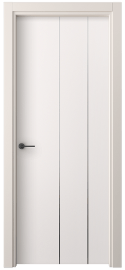Дверь межкомнатная 4205 ПЭКС. Цвет ПЭТ кремово-серый. Материал ПЭТ. Коллекция Фридом. Картинка.