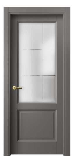 Межкомнатная дверь 1422 МКЛС Сатинированное стекло лофт. Цвет Матовый классический серый. Материал Гладкая эмаль. Коллекция Галант. Фото. Дверь межкомнатная 1422 МКЛС Сатинированное стекло лофт. Цвет Матовый классический серый. Материал Гладкая эмаль. Коллекция Галант. Картинка.