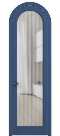 Дверь межкомнатная 6814 Отдалённо-синий RAL 5023 MORU. Цвет RAL Отдалённо-синий RAL 5023. Материал Гладкая эмаль. Коллекция Палаццо. Картинка.