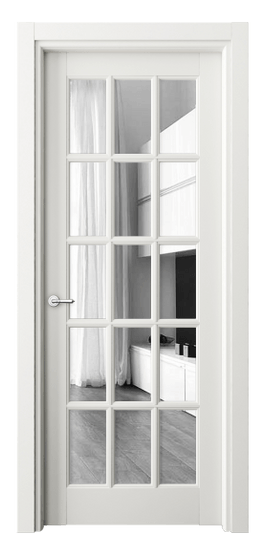 Межкомнатная дверь 6311 МСР Зеркало. Цвет Матовый серый. Материал Гладкая эмаль. Коллекция Тоскана Грильято. Фото. Дверь межкомнатная 6311 МСР Зеркало. Цвет Матовый серый. Материал Гладкая эмаль. Коллекция Тоскана Грильято. Картинка.