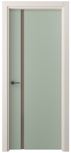 Дверь межкомнатная 4222 ПЭСО БР САТ. Цвет ПЭТ светло-оливковый. Материал ПЭТ. Коллекция Фридом. Картинка.