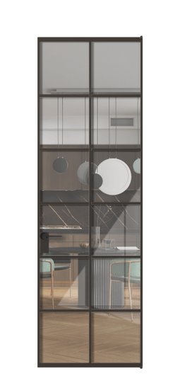 Межкомнатная дверь АЛПЛ040.05 ААН Алюминий антрацит Stopsol Clear прозрачное. Цвет Алюминий антрацит. Материал Алюминий в эмали. Коллекция Формато. Фото. Дверь межкомнатная АЛПЛ040.05 ААН Алюминий антрацит Stopsol Clear прозрачное. Цвет Алюминий антрацит. Материал Алюминий в эмали. Коллекция Формато. Картинка.