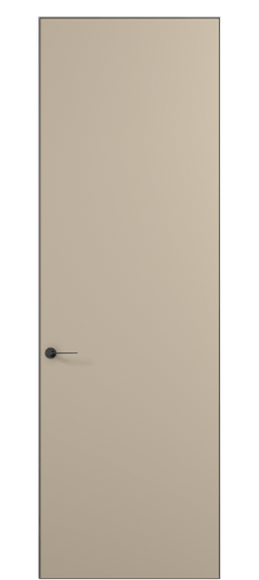 Дверь межкомнатная АКУ 0010 ПЭСК . Цвет ПЭТ серо-коричневый . Материал ПЭТ. Коллекция Планум Про. Картинка.