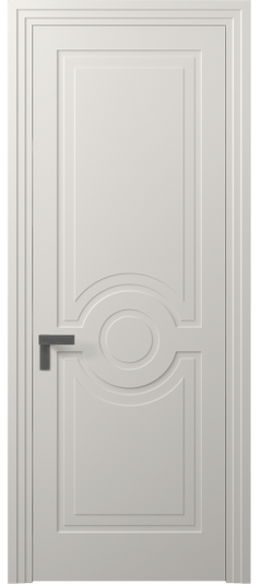 Дверь межкомнатная АКП 8361 МПБЛ. Цвет Матовый пудровый белый. Материал Гладкая эмаль. Коллекция Рокка. Картинка.