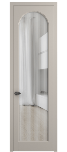 Дверь межкомнатная 6804 МСБЖ MORU. Цвет Матовый светло-бежевый. Материал Гладкая эмаль. Коллекция Палаццо. Картинка.