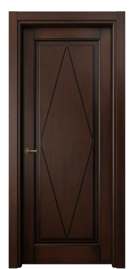 Дверь межкомнатная 6341 БТП. Цвет Бук тёмный с патиной. Материал Массив бука с патиной. Коллекция Тоскана Ромбо. Картинка.