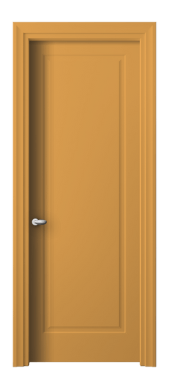 Дверь межкомнатная 8501 Пастельно-жёлтый RAL 1034. Цвет RAL Пастельно-жёлтый RAL 1034. Материал Гладкая эмаль. Коллекция Эссе. Картинка.