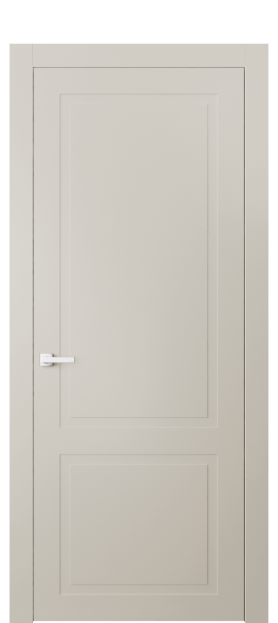 Дверь межкомнатная АКП 8002 МОС Матовый облачно-серый. Цвет Матовый облачно-серый. Материал Гладкая эмаль. Коллекция Нео Классик. Картинка.